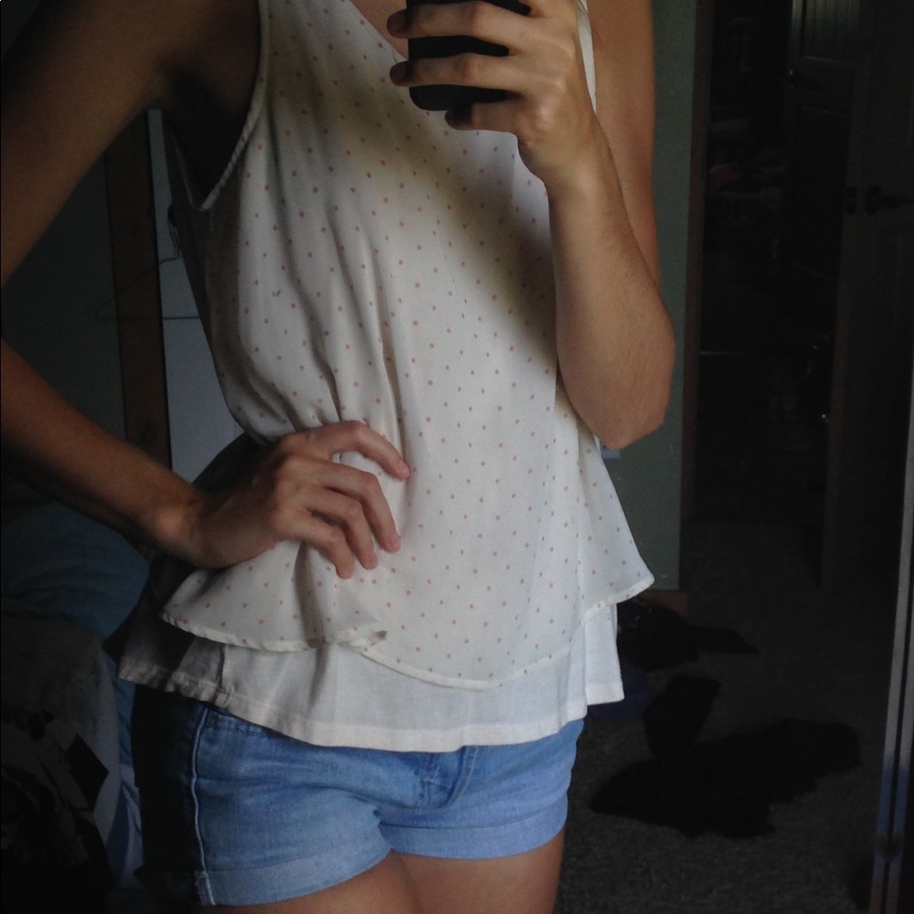 Polka dot tank
